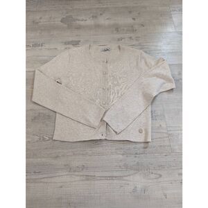 Mayoral Cardigan Girl's 14 cream neutral NWTs‎ Spanish ribbed fitted Basic
